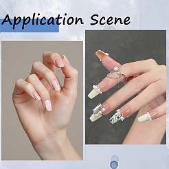 10 рулон фольги для ногтей с кружевом для животных&nbsp;STIC-WH20010-16D