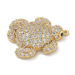 Покрытие стойки латунь микропаве прозрачные подвески из кубического циркония&nbsp;KK-G515-66G-02