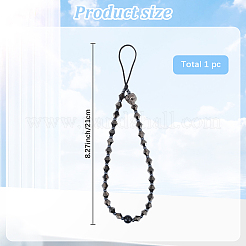 Стеклянные бусины череп мобильные ремни&nbsp;HJEW-WH20021-09A