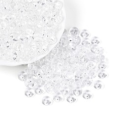 Стеклянные бусины прозрачных цветов&nbsp;SEED-N007-39B-11