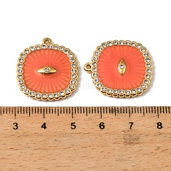 304 Edelstahl-Emaille-Anhänger&nbsp;STAS-I371-27G-03