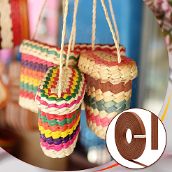 20м плетеный вручную бумажный ротанг&nbsp;OCOR-WH0101-34C