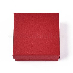 Квадратная картонная коробка для ожерелья&nbsp;CBOX-Q038-02-01E