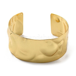 Латунные широкие браслеты-манжеты с покрытием стойки&nbsp;LS-BJEW-D057-03G