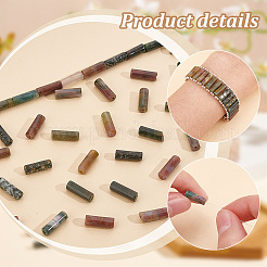 2 нити натуральных индийских агатовых бусин нити&nbsp;G-PH0002-41