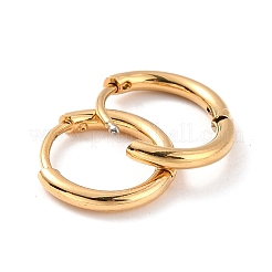Orecchini a cerchio huggie in acciaio inossidabile 304 con placcatura sotto vuoto in PVD per donna&nbsp;EJEW-F280-07A-G