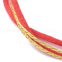 Fabrication de bracelets multibrins en fil de nylon réglable&nbsp;AJEW-JB00916-02