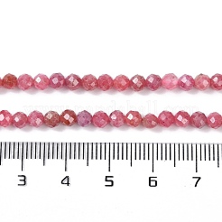 Природные родонит бисер нитей&nbsp;X-G-G139-A16-03