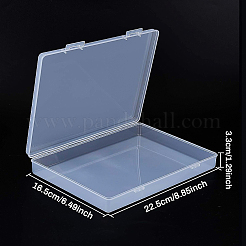 Contenitori di perle di plastica trasparente&nbsp;CON-BC0006-06B
