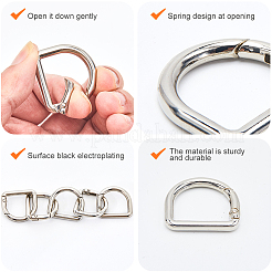 12 шт. Кольца пружинные затворные из сплава&nbsp;FIND-GF0007-10C