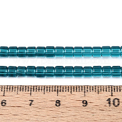 Прозрачные стеклянные бусины&nbsp;GLAA-N065-4x4mm-A07