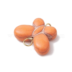 Подвески-бабочки из окрашенной синтетической бирюзы&nbsp;PALLOY-JF02691-02