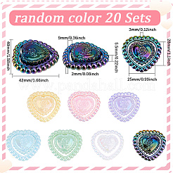 20 шт. Непрозрачные акриловые бусины&nbsp;MACR-SP0001-36