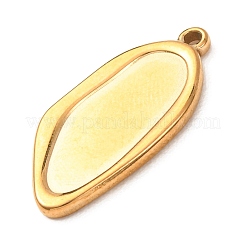 Cabochon-Fassungen für Anhänger aus Edelstahl 304&nbsp;STAS-Z204-04G-05