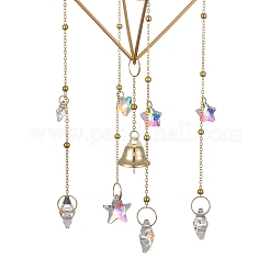 Геометрические металлические ловцы солнца настенные украшения&nbsp;HJEW-G018-01A-G