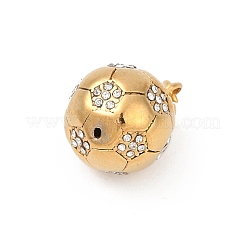 Pendentifs en acier inoxydable 304 micro pavés de zircones cubiques&nbsp;LS-STAS-D305-02G-B