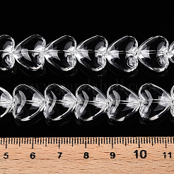 Fili di perle di vetro trasparenti&nbsp;X1-GLAA-T023-13B