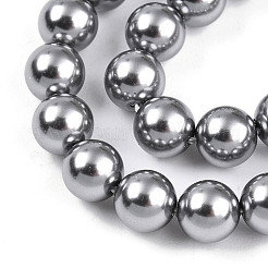 Peinture au four brins de perles de verre nacré&nbsp;HY-N002-6mm-A01