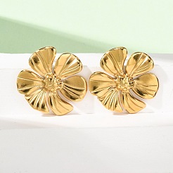 Valentinstag-Ohrstecker aus Edelstahl 304&nbsp;EJEW-C184-01B-G