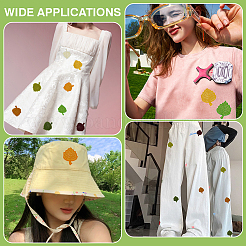 48 шт. 8-х цветные компьютеризированные вышивальные нашивки на ткани с термоклеем&nbsp;DIY-FG0007-93