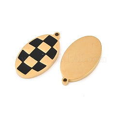 304 Edelstahl-Emaille-Anhänger&nbsp;STAS-Z190-07G-03