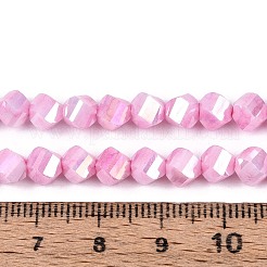 Fili di perle di vetro galvanizzate anti-ossidazione&nbsp;GLAA-T025-6mm-14F