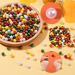 6 цвет искусственный жемчуг акриловые бусины&nbsp;OACR-SP0001-76A