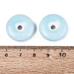 Perles de porcelaine vintage faites à la main&nbsp;PORC-N013-20-17