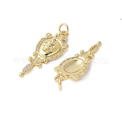 Латунные микро проложить кубического циркония подвески&nbsp;KK-F892-06G