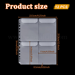 Nachfüllseiten für PVC-Kunststoffalbumbinder&nbsp;FIND-WH0173-118B