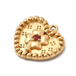 Подвески из нержавеющей стали 304 с микропаве из стразов&nbsp;STAS-G369-06G