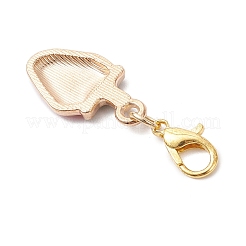 Подвесные украшения из эмалевого сплава в виде клубники и вишни&nbsp;HJEW-JM04120