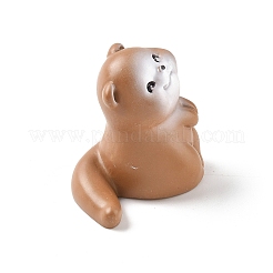 Otterfiguren aus Kunstharz als Ornament&nbsp;DJEW-E015-02F
