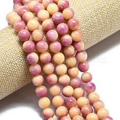 Chapelets de perles en jade de malaisie naturelle&nbsp;G-L645-A01-12mm-32