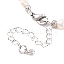 Collana di perle naturali da donna&nbsp;NJEW-JN03899-02