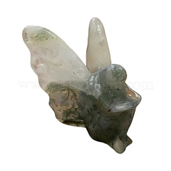 Украшения из натурального мохового агата в виде ангела и феи&nbsp;LS-PW-WG22967-02