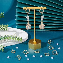 20 pièce de boucles d'oreilles à tige en acier inoxydable 304&nbsp;STAS-UN0038-68