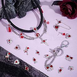 30 pièces 15 styles pendentifs en alliage&nbsp;FIND-PH0023-34
