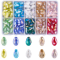 Гальванические стеклянные бусины&nbsp;EGLA-LT0001-01B