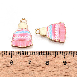 Подвески из сплава с принтом на зимнюю тематику&nbsp;PALLOY-H127-03G-05-01