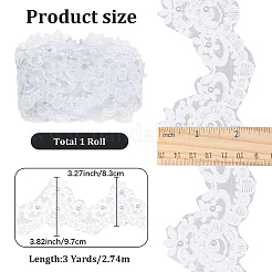 Rubans en dentelle de polyester de 3 mètre&nbsp;SRIB-GF0001-59