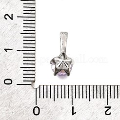 Латунные микро проложить кубического циркония подвески&nbsp;KK-D356-05F-P