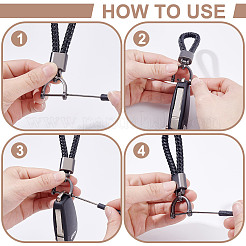 Брелок-подвеска из сплава и искусственной кожи&nbsp;AJEW-NB0007-03