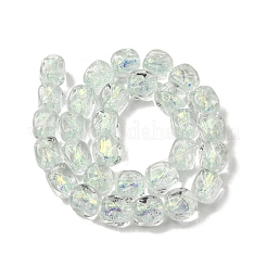 Нити из фольгированных бусин лэмпворк ручной работы&nbsp;FOIL-C002-01E