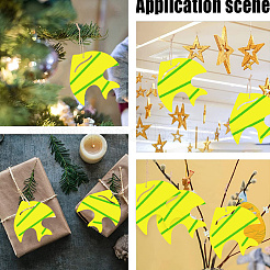 Подвесные украшения из дерева на тему океана&nbsp;HJEW-WH20016-01B