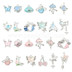 Pendenti in lega con strass e smalto&nbsp;FIND-YW0007-33
