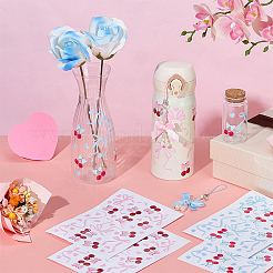 2 шт. 2-цветные ремешки для мобильного телефона из полиэстера&nbsp;AJEW-WR0002-95