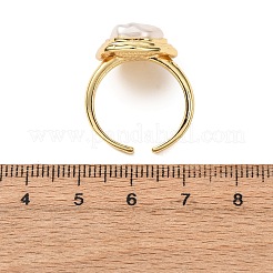 Offene Manschettenringe aus Messing&nbsp;RJEW-F204-08G