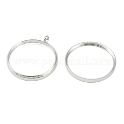 Pendentifs médaillons en acier inoxydable 304&nbsp;STAS-S132-16P-06