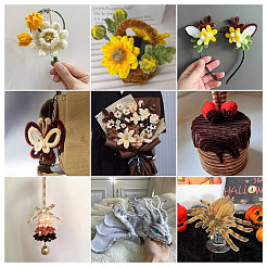 210шт 7-х цветные плюшевые палочки своими руками&nbsp;FIND-TA0005-81